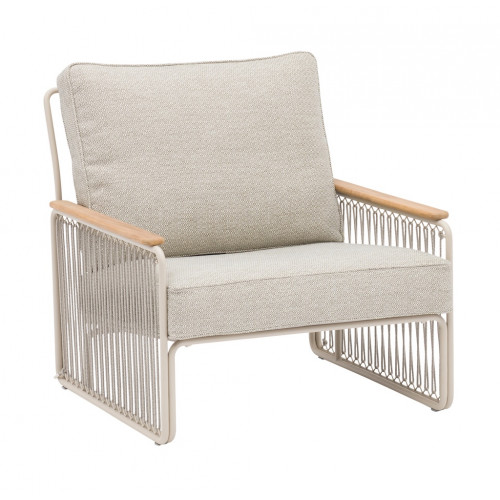 Fauteuil lounge RIVA – Blanc - PROLOISIRS