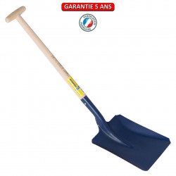 Pelle anglaise emmanchée béquille tournée 90 – Largeur 26 cm - PERRIN