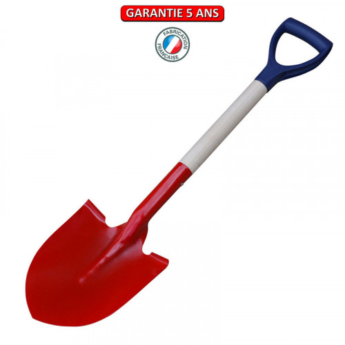Pelle de chauffe bord rouge emmanchée 860 mm - PERRIN  