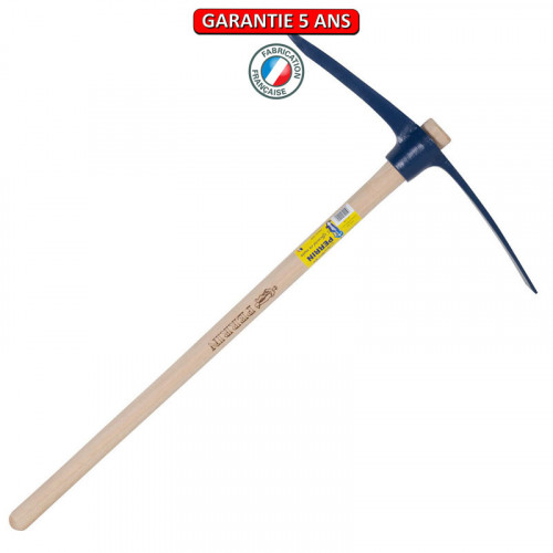 Pioche terrassier œil rond 3 kg – Emmanché droit 100 cm - PERRIN  