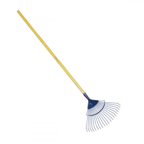 Balai à gazon professionnel 20 dents rondes – Manche fibre 1,50 m - PERRIN  