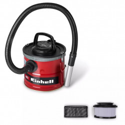 Aspirateur à cendres – 800 W – 170 mbar – Cuve métal 18 L – Tuyau 1 m – Filtration double RECONDITIONNE de marque EINHELL , référence: B9494300