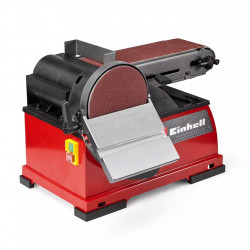 Ponceuse stationnaire à bande et à disque - TE-US 400 - 400 W - Bande orientable - Plateau Ø 150 mm RECONDITIONNE - EINHELL