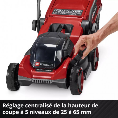 Tondeuse à gazon sans fil - GE-CM 18/32 C Li BL-Solo - 18 V Power X-Change - Largeur de coupe 32 cm - Brushless RECONDITIONNE - EINHELL 