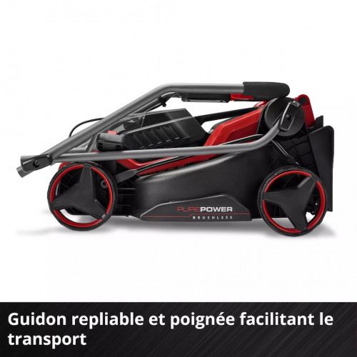 Tondeuse à gazon sans fil - GE-CM 18/32 C Li BL-Solo - 18 V Power X-Change - Largeur de coupe 32 cm - Brushless RECONDITIONNE - EINHELL 