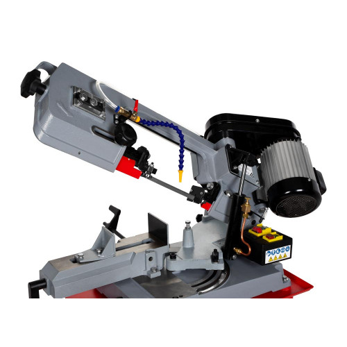 Scie à ruban métal - BS128COOL – Ø 125 mm – 550 W – Coupe -45° à +55° – Système de refroidissement intégré - Holzmann