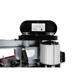 Scie à ruban métal - BS128COOL – Ø 125 mm – 550 W – Coupe -45° à +55° – Système de refroidissement intégré - Holzmann