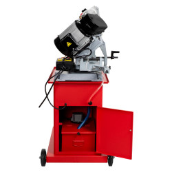 Scie à ruban métal - BS128COOL – Ø 125 mm – 550 W – Coupe -45° à +55° – Système de refroidissement intégré - Holzmann