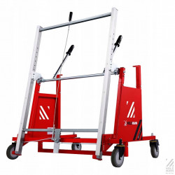 Chariot de transport pour panneaux - PW3025KIPP – 150 kg – Support inclinable – Mécanisme de levage intégré de marque Holzmann, référence: B9494900