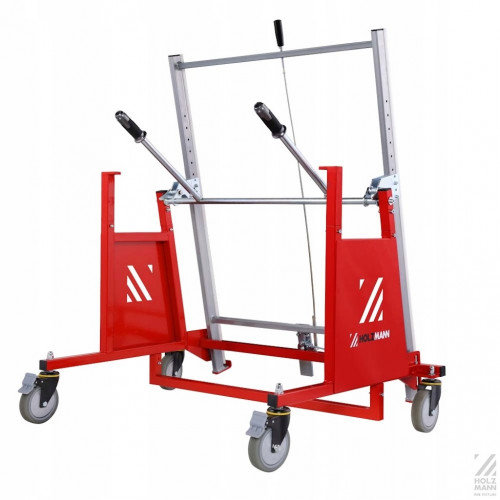 Chariot de transport pour panneaux - PW3025KIPP – 150 kg – Support inclinable – Mécanisme de levage intégré - Holzmann