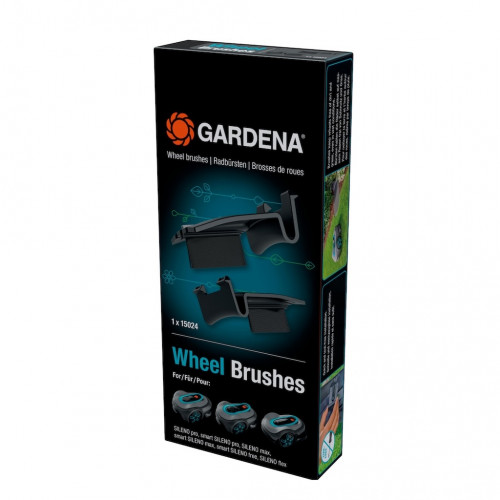 Brosses de nettoyage pour roues – Compatibles smart SILENO max et free – Lot de 2 - GARDENA