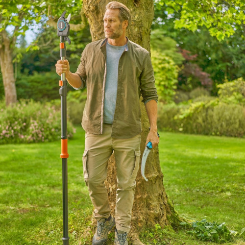 Coupe-branches télescopique – StarCut Pro L – Portée 175 à 400 cm – Ø coupe 32 mm - GARDENA