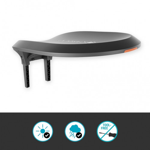 Abri pour tondeuse robot – Compatible smart SILENO max et free – Toit ouvrant - GARDENA