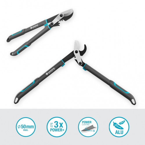 Coupe-branches – EnergyCut Pro S – Ø coupe 50 mm – Transmission intégrée - GARDENA