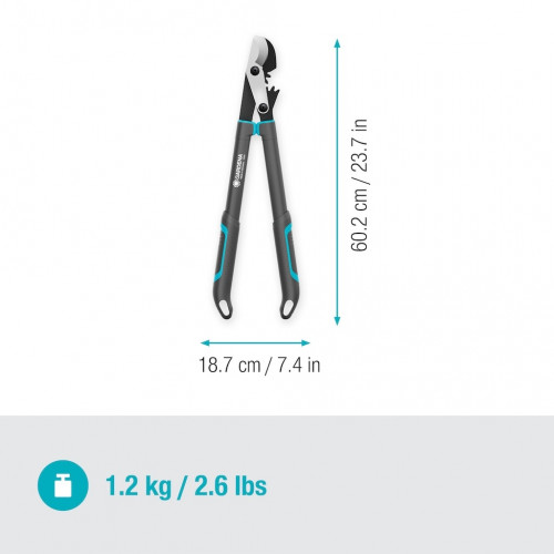 Coupe-branches – EnergyCut Pro S – Ø coupe 50 mm – Transmission intégrée - GARDENA
