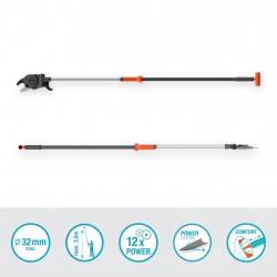 Coupe-branches télescopique – StarCut Pro S – Longueur 160 cm – Ø coupe 32 mm - GARDENA