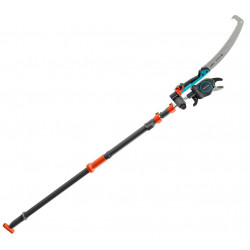 Coupe-branches télescopique avec scie – StarCut Pro L – Portée 175 à 400 cm – Ø coupe 32 mm de marque GARDENA, référence: J9496600
