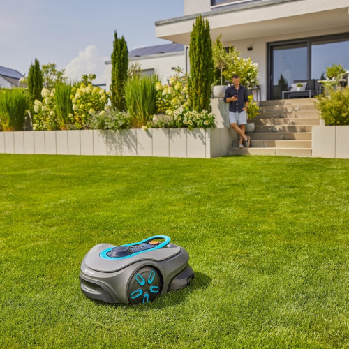 Tondeuse robot connectée – smart SILENO free 1200 m² – Sans câble périphérique – LONA™ - GARDENA