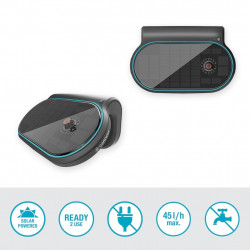 Kit d’arrosage solaire autonome – AquaBloom L – Jusqu’à 30 plantes – 14 programmes - GARDENA