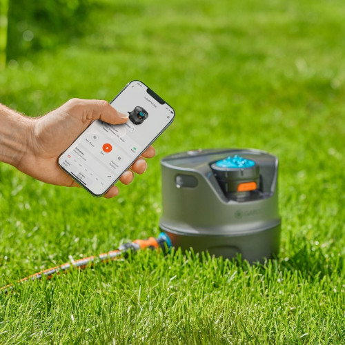 Arroseur solaire programmable – AquaPrecise – Jusqu’à 320 m² – Contrôle Bluetooth® - GARDENA