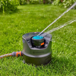 Arroseur solaire programmable – AquaPrecise – Jusqu’à 320 m² – Contrôle Bluetooth® - GARDENA