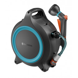 Dévidoir portable automatique – MoveMatic – Tuyau 12,5 m – Enroulement RollControl de marque GARDENA, référence: J9498200