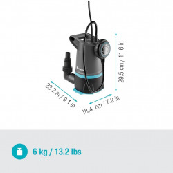 Pompe d’évacuation 2-en-1 – 20000 BASIC – 20 000 l/h – Eaux claires et chargées - GARDENA