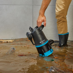 Pompe d’évacuation 2-en-1 – 20000 BASIC – 20 000 l/h – Eaux claires et chargées - GARDENA