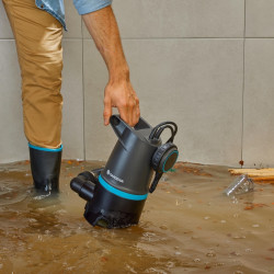 Pompe immergée eaux chargées – 20000 BASIC – 20 000 l/h – Particules 35 mm - GARDENA