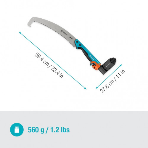 Scie d’élagage – StarCut Pro L – Compatible échenilloir 175 à 400 cm – Denture triple affûtage - GARDENA