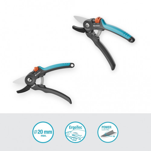 Sécateur de jardin – PremiumCut – Bois sec Ø 20 mm – Lames PowerCoating - GARDENA