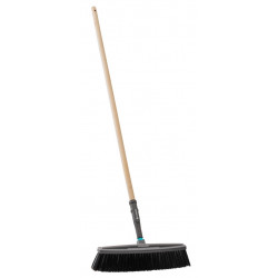 Balai de cantonnier PureLine – 45 cm – Manche bois FSC 100 % de marque GARDENA, référence: J9501700
