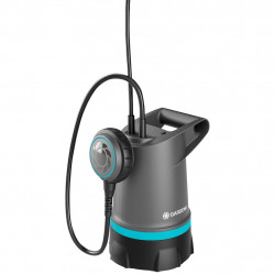 Pompe d’évacuation pour eaux claires 20000 BASIC – 20 000 l/h – Résidu 1 mm – Flotteur intégré - GARDENA