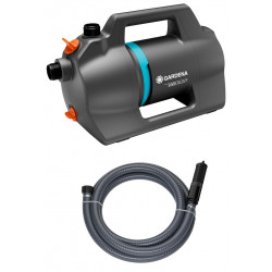 Pompe d’arrosage de surface 5000 Silent avec kit d’aspiration – 5000 l/h – 3,7 bar de marque GARDENA, référence: J9503400