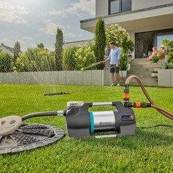 Unité d’aspiration 7 m 25 mm (1”) avec filtre inox et clapet anti-retour – Raccord G1” - GARDENA