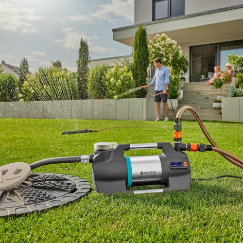 Unité d’aspiration 7 m 25 mm (1”) avec filtre inox et clapet anti-retour – Raccord G1” - GARDENA