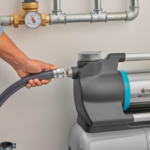 Unité d’aspiration 7 m 25 mm (1”) avec filtre inox et clapet anti-retour – Raccord G1” - GARDENA