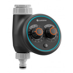 Programmateur d’arrosage – Water Control Easy Plus – 69 programmes – Réglage par molettes de marque GARDENA, référence: J9503900
