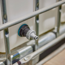 Connecteur de réservoir Push In – Installation extérieure étanche - GARDENA