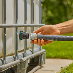 Connecteur de réservoir Push In – Installation extérieure étanche - GARDENA