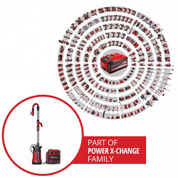 Pompe d’arrosage sans fil 36 V – GE-PP 36 RB-A Li-Solo – 4 500 l/h – pression 3 bar – Twin-Pack Power X-Change - EINHELL 
