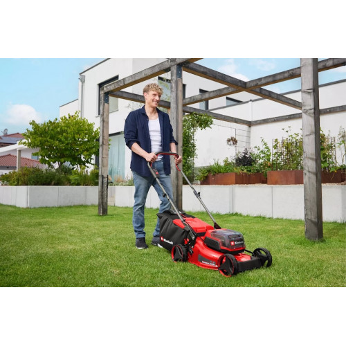 Tondeuse à gazon sans fil 36 V – GC-CM 36/42 Li BL – largeur de coupe 42 cm – moteur brushless – batteries 4,0 Ah incluses – Pow - EINHELL 