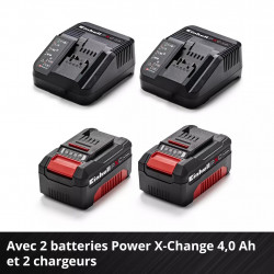 Tondeuse à gazon sans fil 36 V – GC-CM 36/42 Li BL – largeur de coupe 42 cm – moteur brushless – batteries 4,0 Ah incluses – Pow - EINHELL 