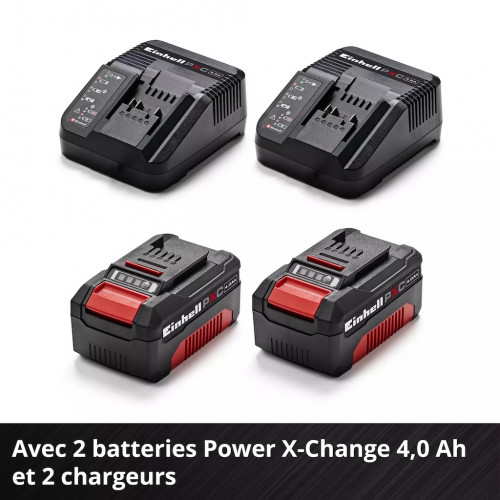 Tondeuse à gazon sans fil 36 V – GC-CM 36/42 Li BL – largeur de coupe 42 cm – moteur brushless – batteries 4,0 Ah incluses – Pow - EINHELL 