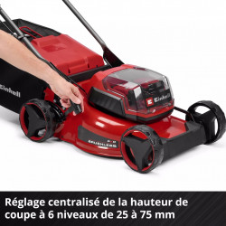 Tondeuse à gazon sans fil 36 V – GC-CM 36/42 Li BL – largeur de coupe 42 cm – moteur brushless – batteries 4,0 Ah incluses – Pow - EINHELL 