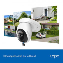 Caméra extérieure panoramique + panneau solaire TP LINK - TP LINK