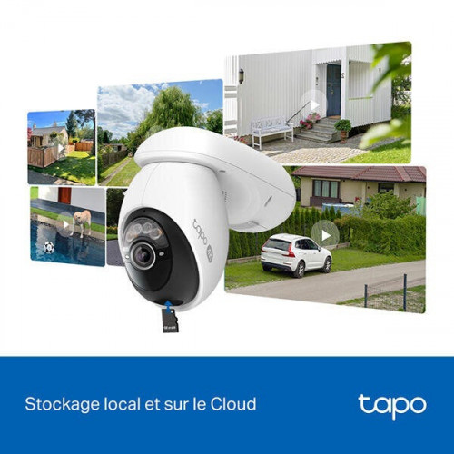 Caméra extérieure panoramique + panneau solaire TP LINK - TP LINK