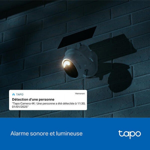 Caméra extérieure panoramique + panneau solaire TP LINK - TP LINK