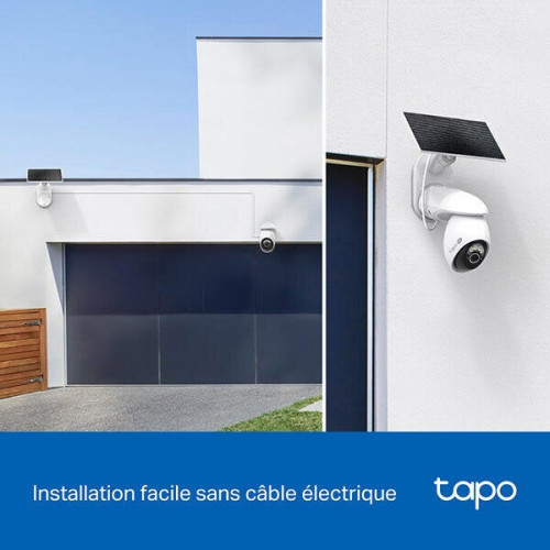 Caméra extérieure panoramique + panneau solaire TP LINK - TP LINK