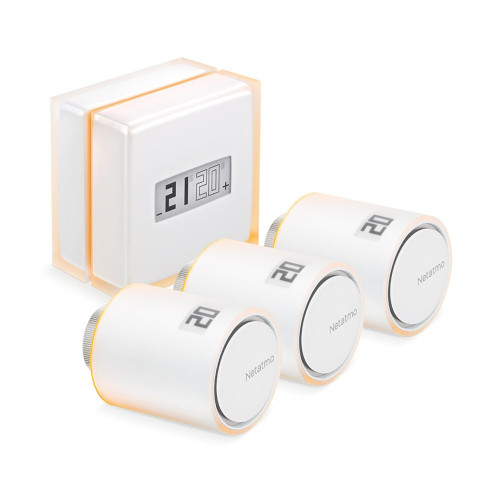 Pack Thermostat + 3 Têtes Thermostatiques Connectés et Intelligents NETATMO - NETATMO